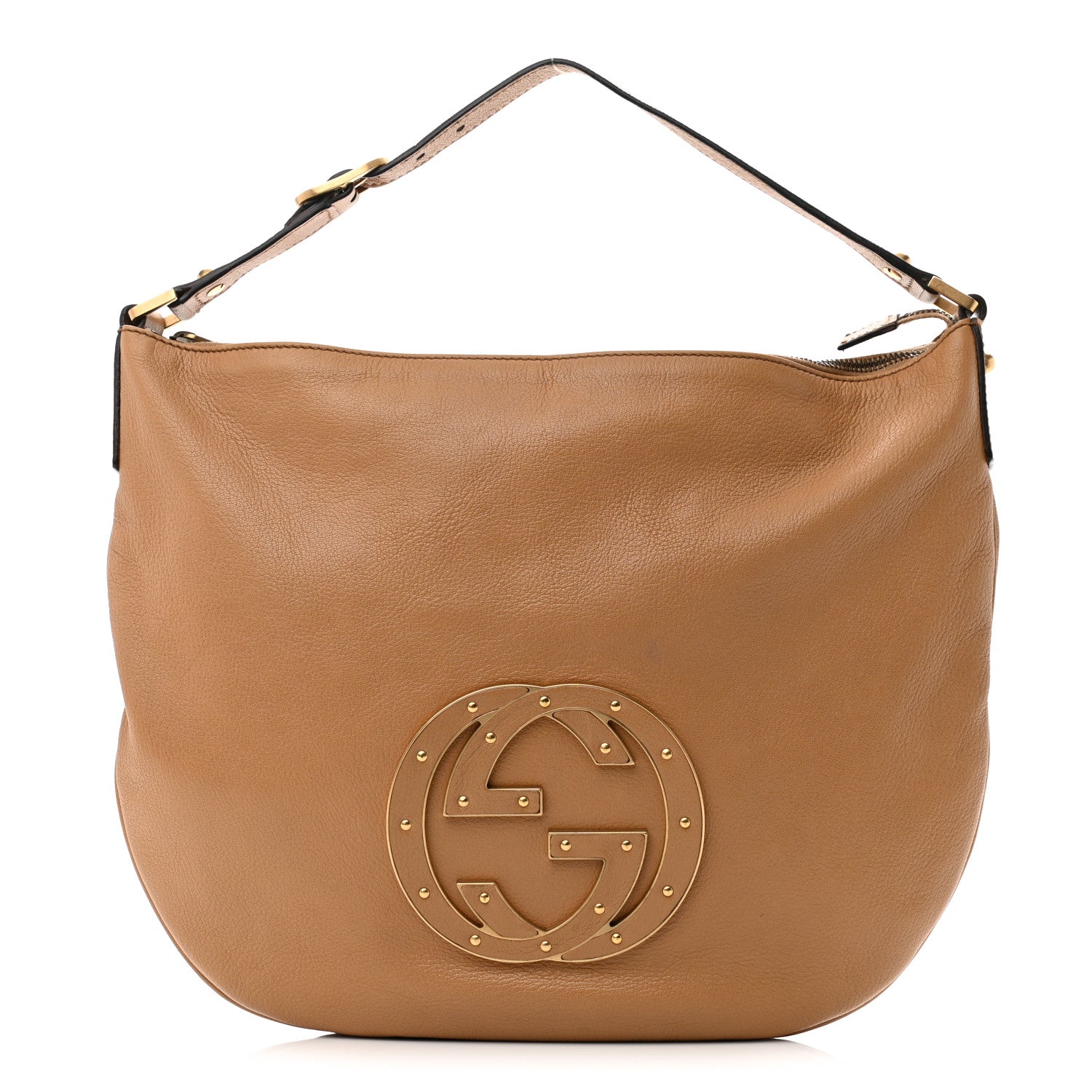 Gucci Calfskin Small Blondie Hobo Light Beige 1 of 12