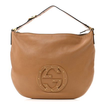 Gucci Calfskin Small Blondie Hobo Light Beige 1 of 12