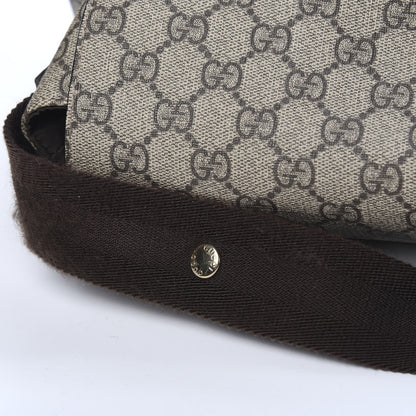 Gucci GG Plus Monogram Messenger Diaper Bag Dark Brown 7 of 12