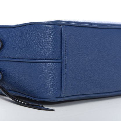Prada Vitello Daino Medium Double Zip Shoulder Bag Inchiostro 7 of 9