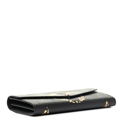 Louis Vuitton Monogram Giant Jungle Sarah Wallet Black 4 of 7
