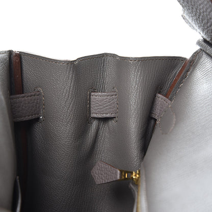 Hermes Togo Birkin 35 Etain 12 of 33