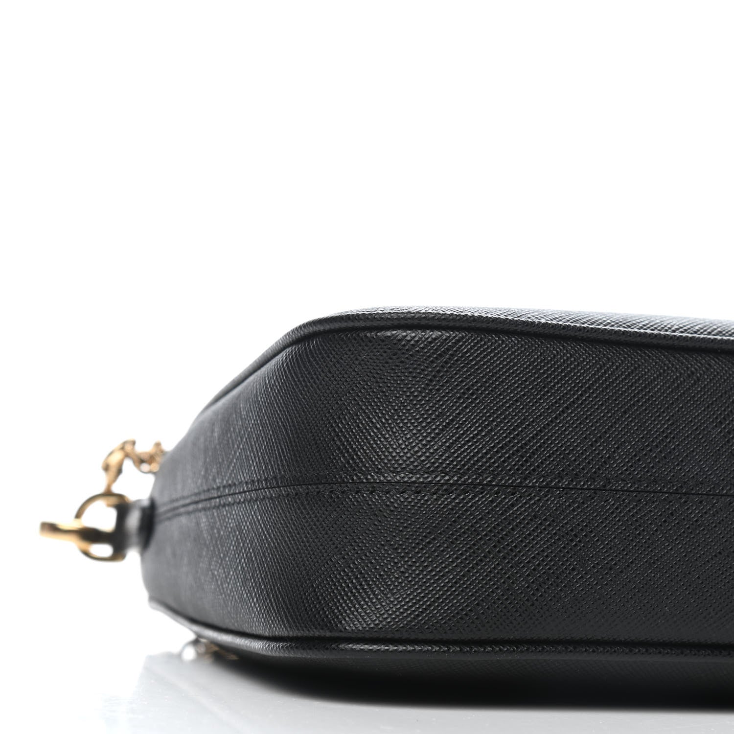 Prada Saffiano Lux Re-Edition 2005 Shoulder Bag Black 9 of 10