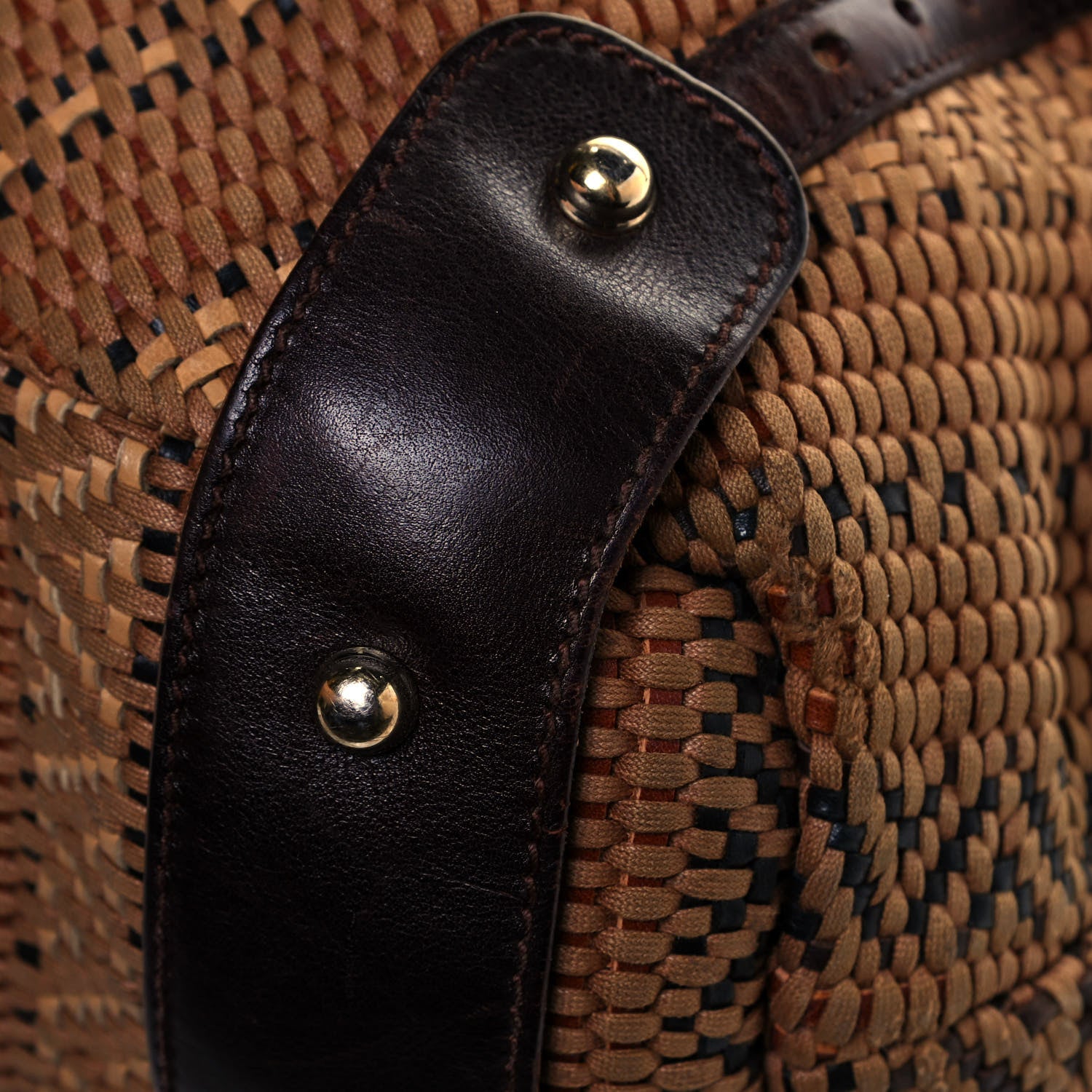 Gucci Woven Medium Pelham Shoulder Bag Dark Brown 9 of 11