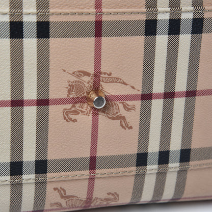 Burberry Haymarket Check Small Canterbury Tote Chocolate 13 of 17
