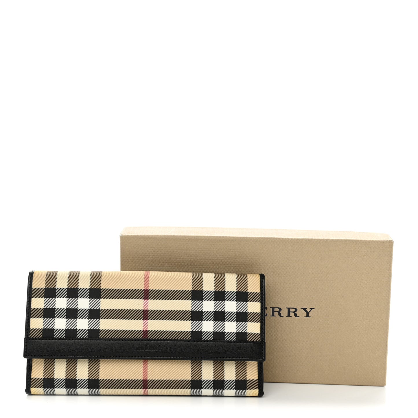 Nova Check Continental Wallet Black