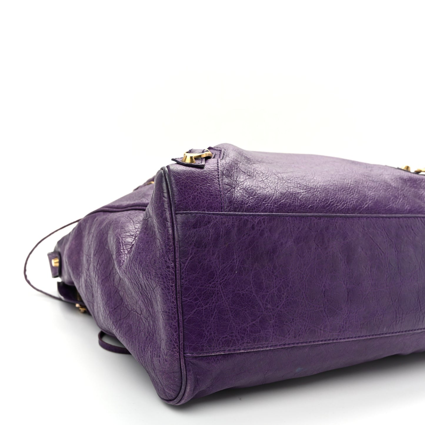 Agneau Classic Gold Hardware Velo Dark Violet