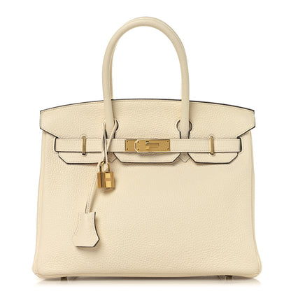 Hermes Taurillon Clemence Birkin 30 Nata 1 of 14