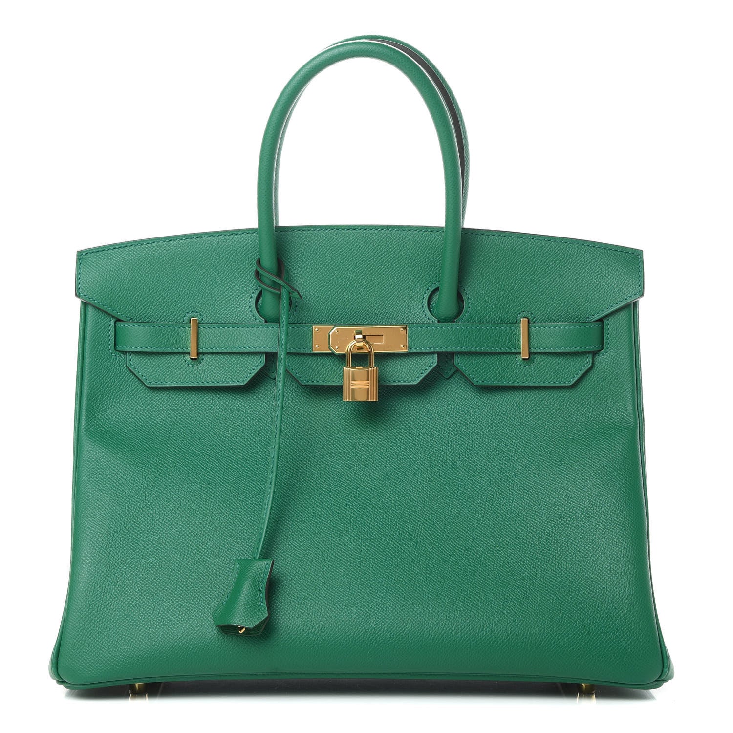 Hermes Epsom Birkin 35 Vert Vertigo 1 of 16