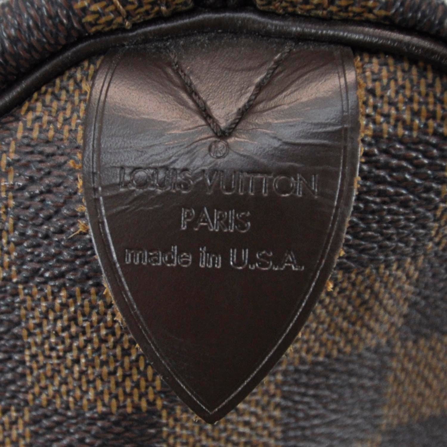 Louis Vuitton Damier Ebene Speedy 30 8 of 9