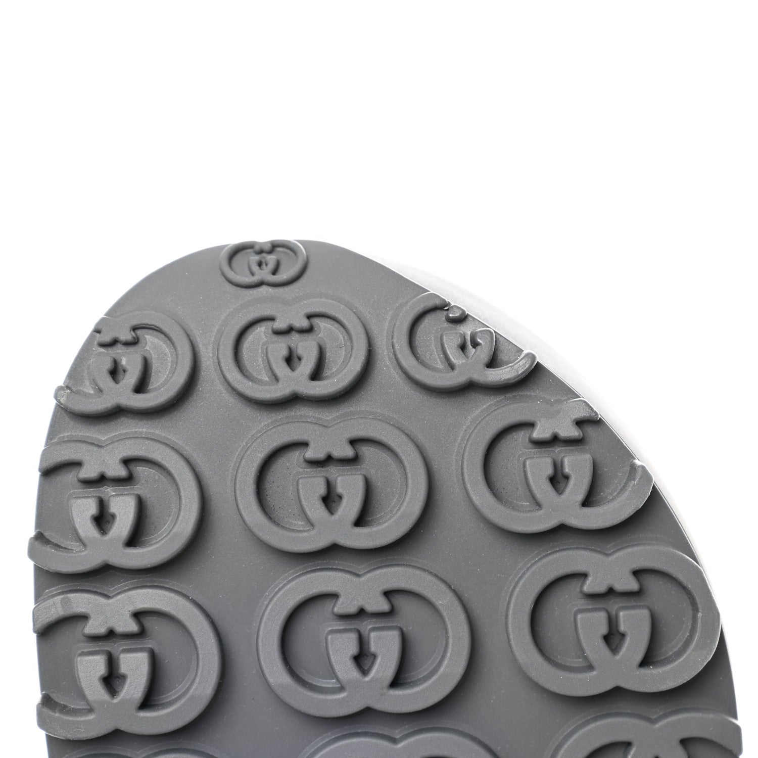 Gucci Soft Rubber Mens Interlocking G Platform 42mm Slide Sandals 10 Black 10 of 11