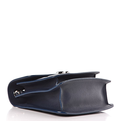 Chanel Goatskin Quilted Small CC Box Flap Navy 4 of 13