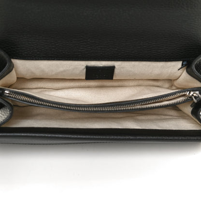 Gucci Pebbled Calfskin Small Dionysus Shoulder Bag Black 5 of 12