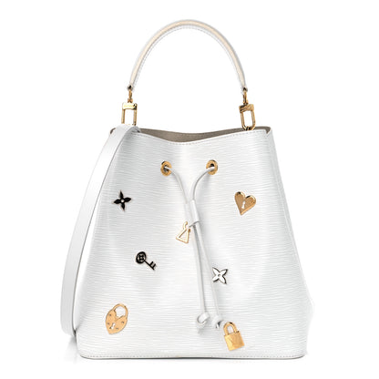 Louis Vuitton Epi Love Lock NeoNoe White 1 of 12
