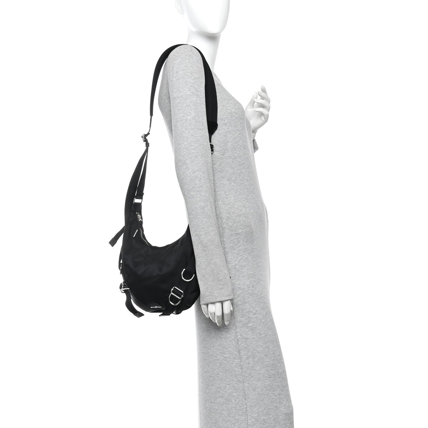 Nylon Voyou Crossbody Bag Black