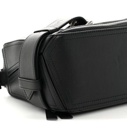 Loewe Shiny Calfskin Small Puzzle Biker Bag Black 8 of 9