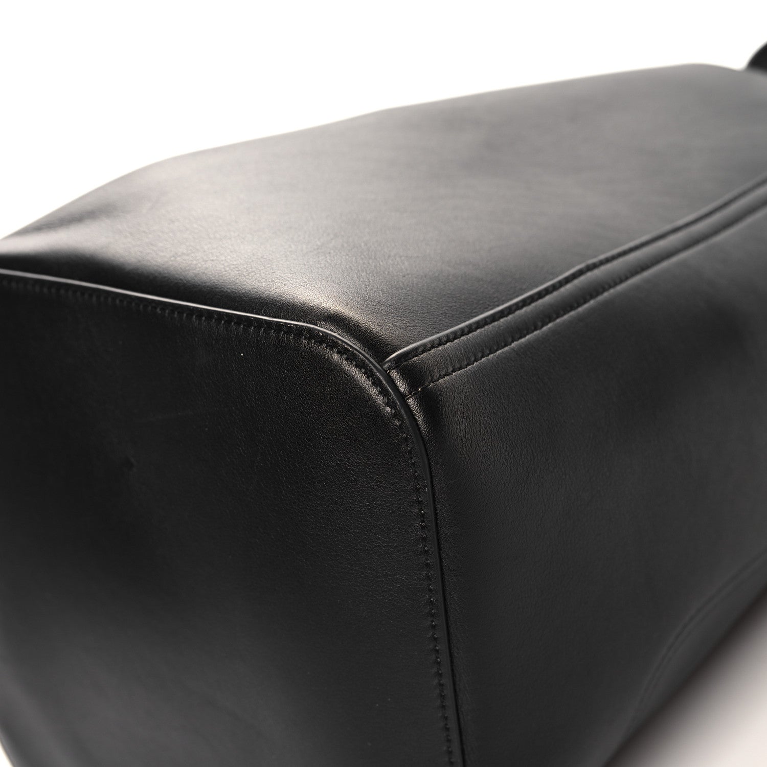 Loewe Smooth Calfskin Medium Pebble Bucket Bag Black 9 of 11