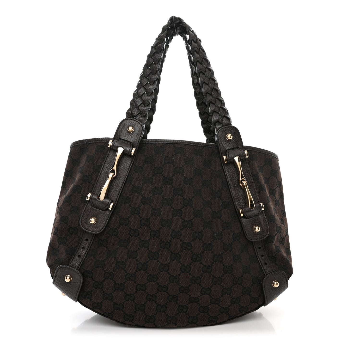 Monogram Small Pelham Shoulder Bag Black Brown