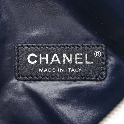 Chanel Lambskin Tweed Waist Bag Ecru Red Blue 6 of 10