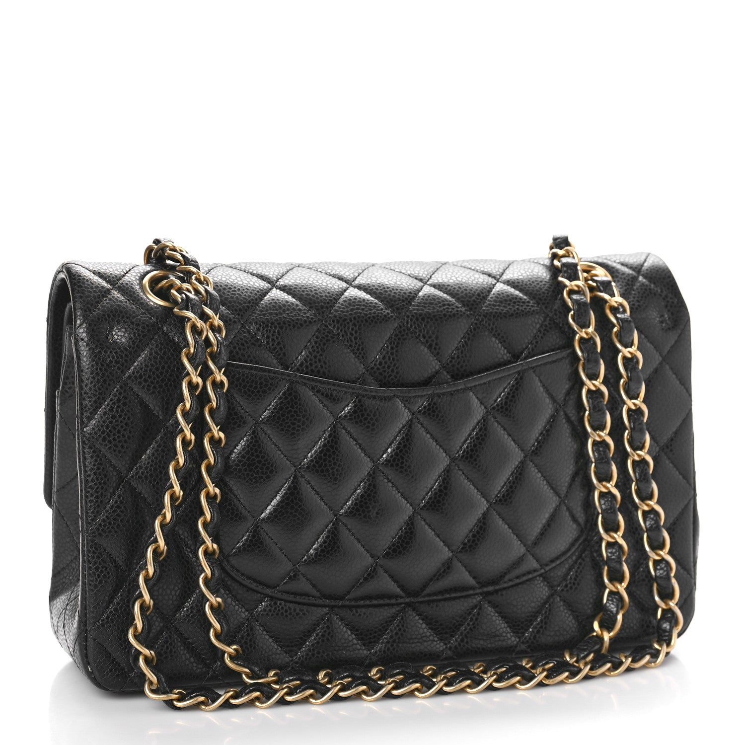 Chanel Caviar Quilted Medium Double Flap Black 3 of 11