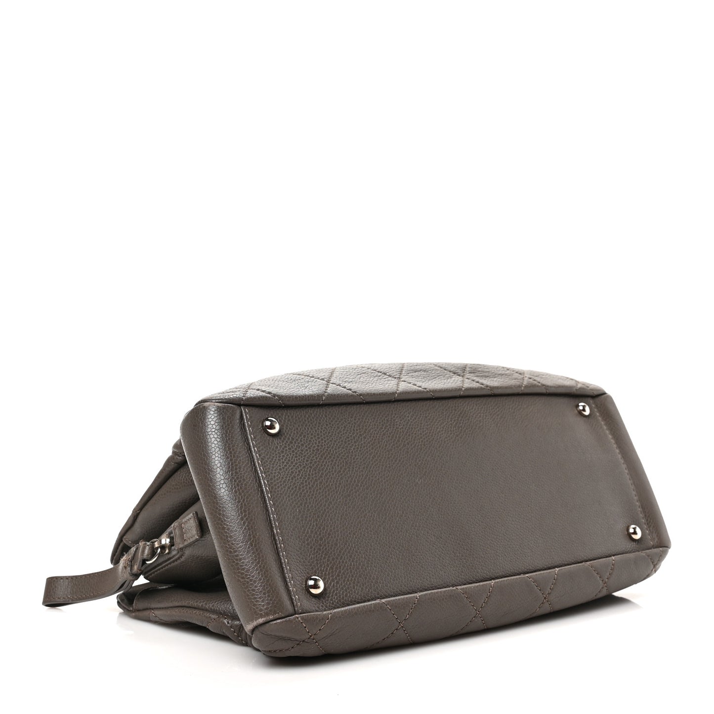 Caviar Quilted Timeless CC Shopping Tote Grey