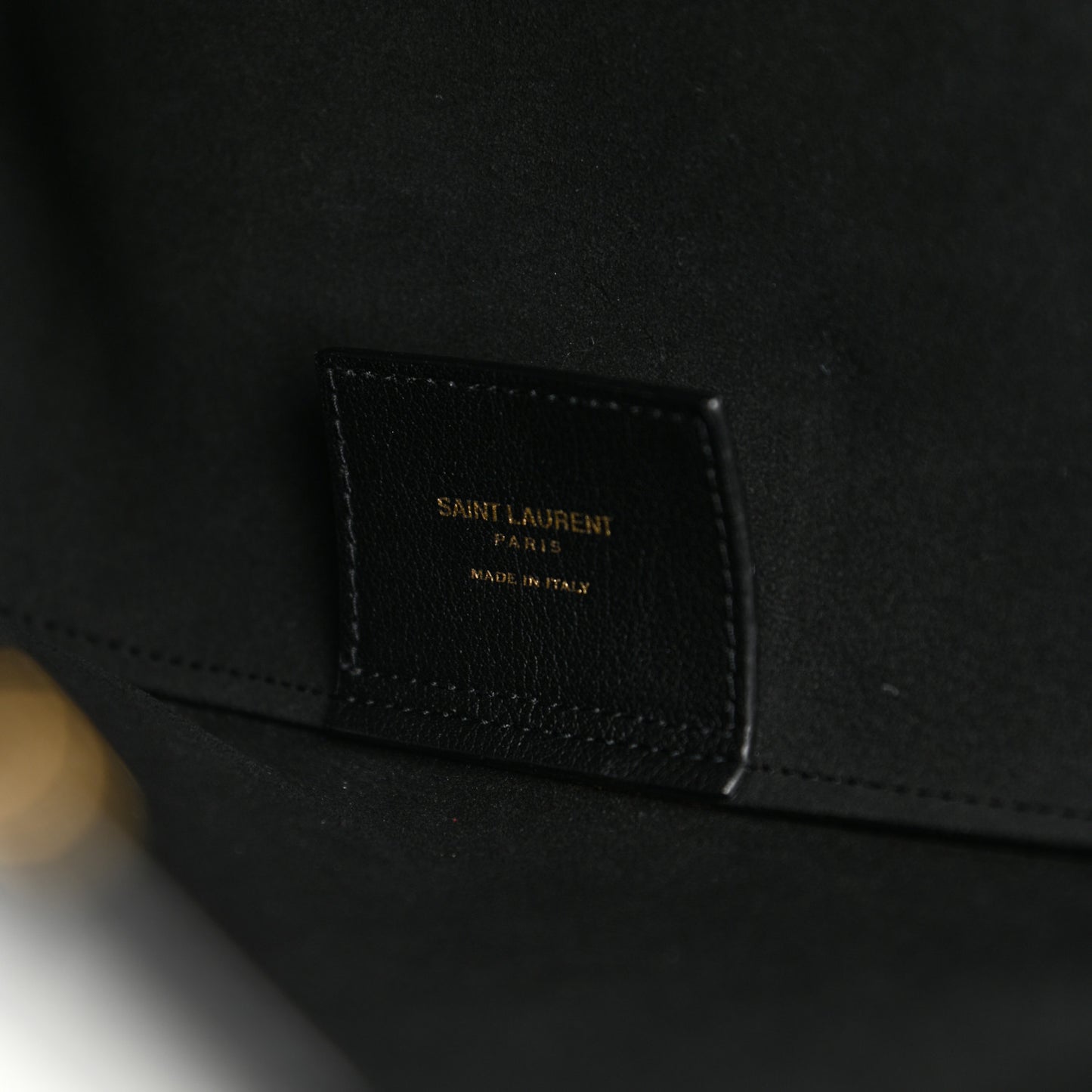 Calfskin Large Shopping Tote Black