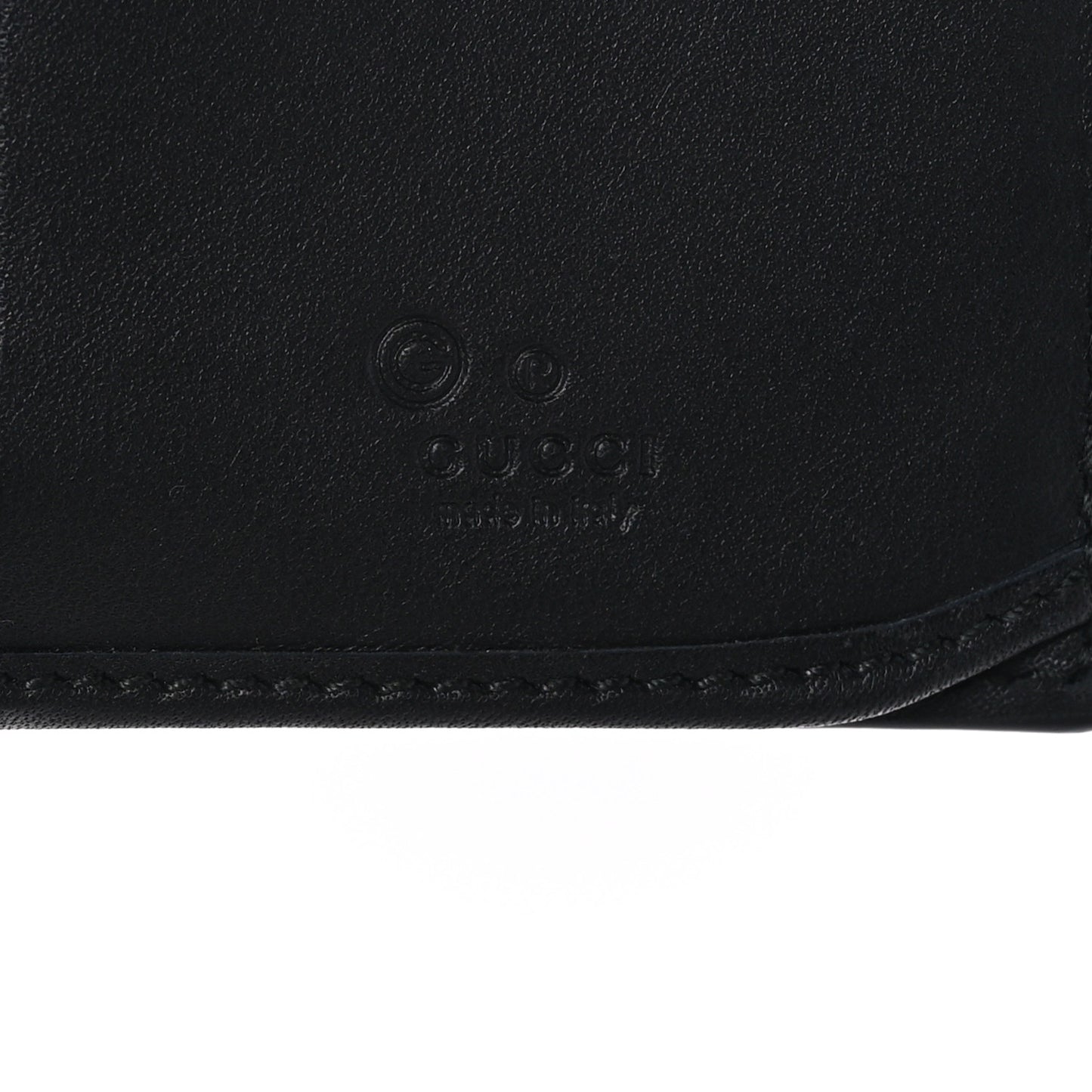 Microguccissima Bi-Fold Organizer Wallet Testa Di Moro