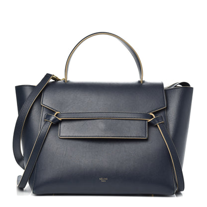 Celine Palmelato Calfskin Mini Belt Bag Navy 1 of 12