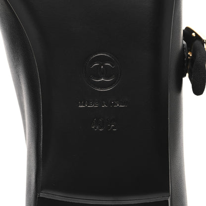 Chanel Lambskin Mary Jane Flats 40.5 Black 8 of 10