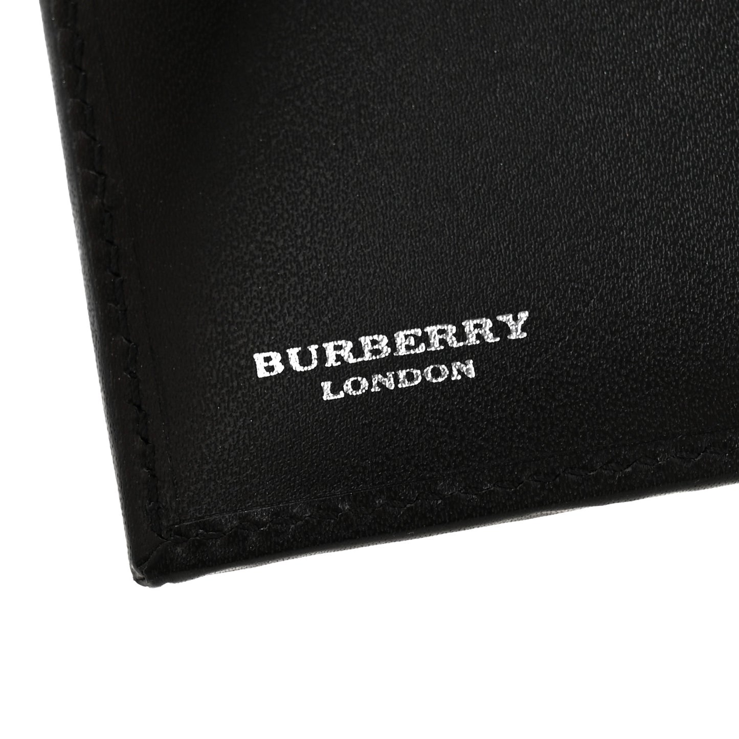 House Check Compact Wallet Black