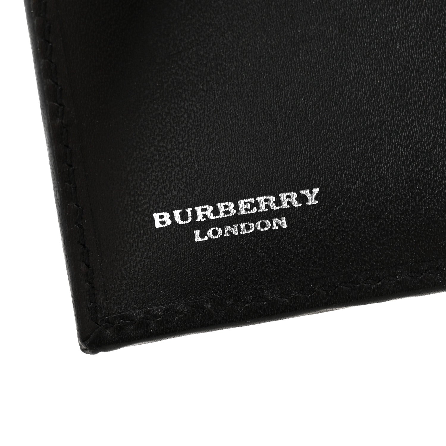 Burberry House Check Compact Wallet Black 6 of 9