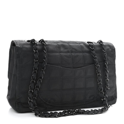 Chanel Nylon Medium Travel Flap Black 3 of 15