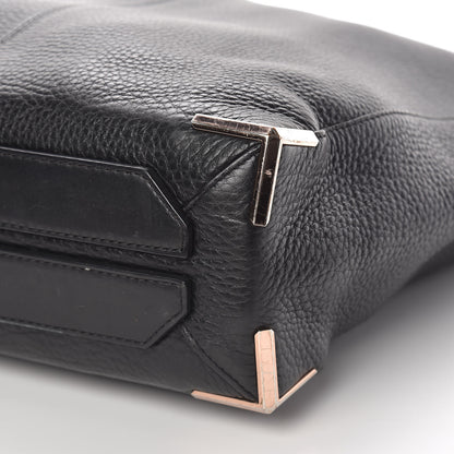 Alexander Wang Pebbled Calfskin Large Prisma Skeletal Tote Black Rose Gold Hardware 20 of 25