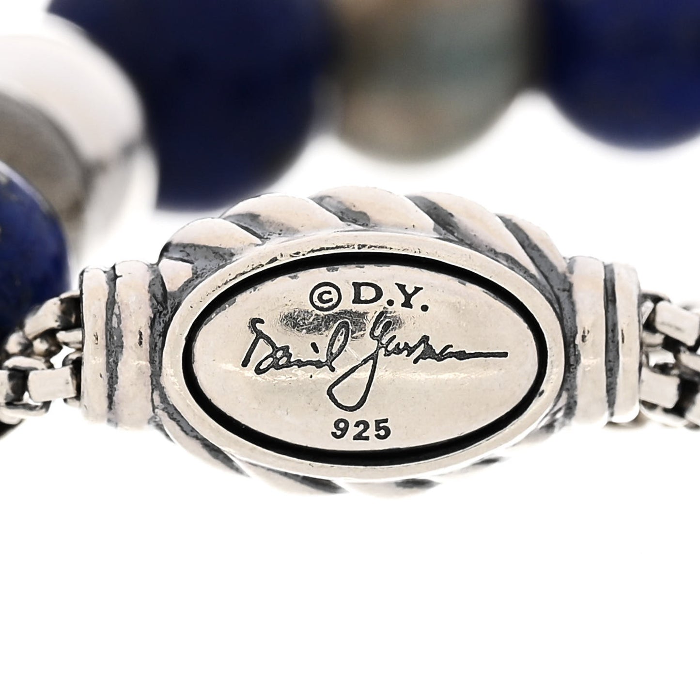 Sterling Silver Lapis Lazuli Labradorite Pearl Spiritual Beads Bracelet