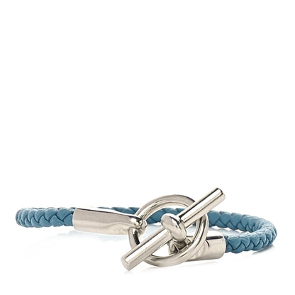 Hermes Swift Glenan Single Tour H Bracelet T1 Blue Jean 1 of 6