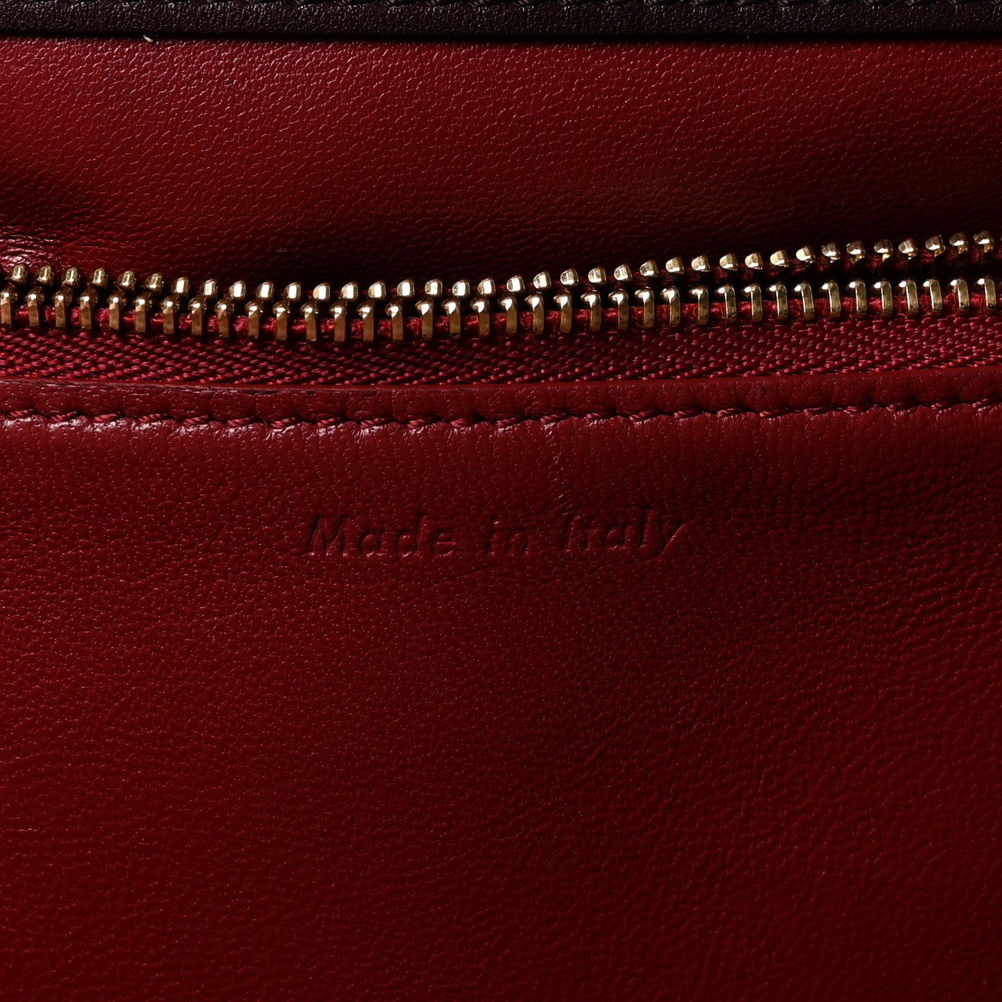 Patina Box Calfskin Medium Clasp Bag Bordeaux