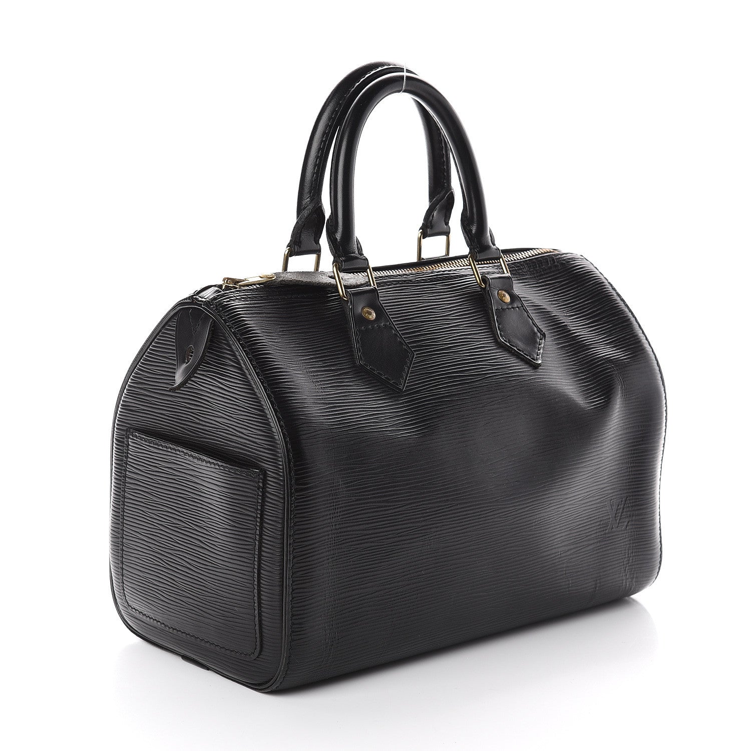 Louis Vuitton Epi Speedy 25 Black 2 of 8