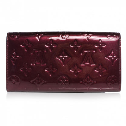 Louis Vuitton Vernis Sarah Wallet Rouge Fauviste 3 of 8