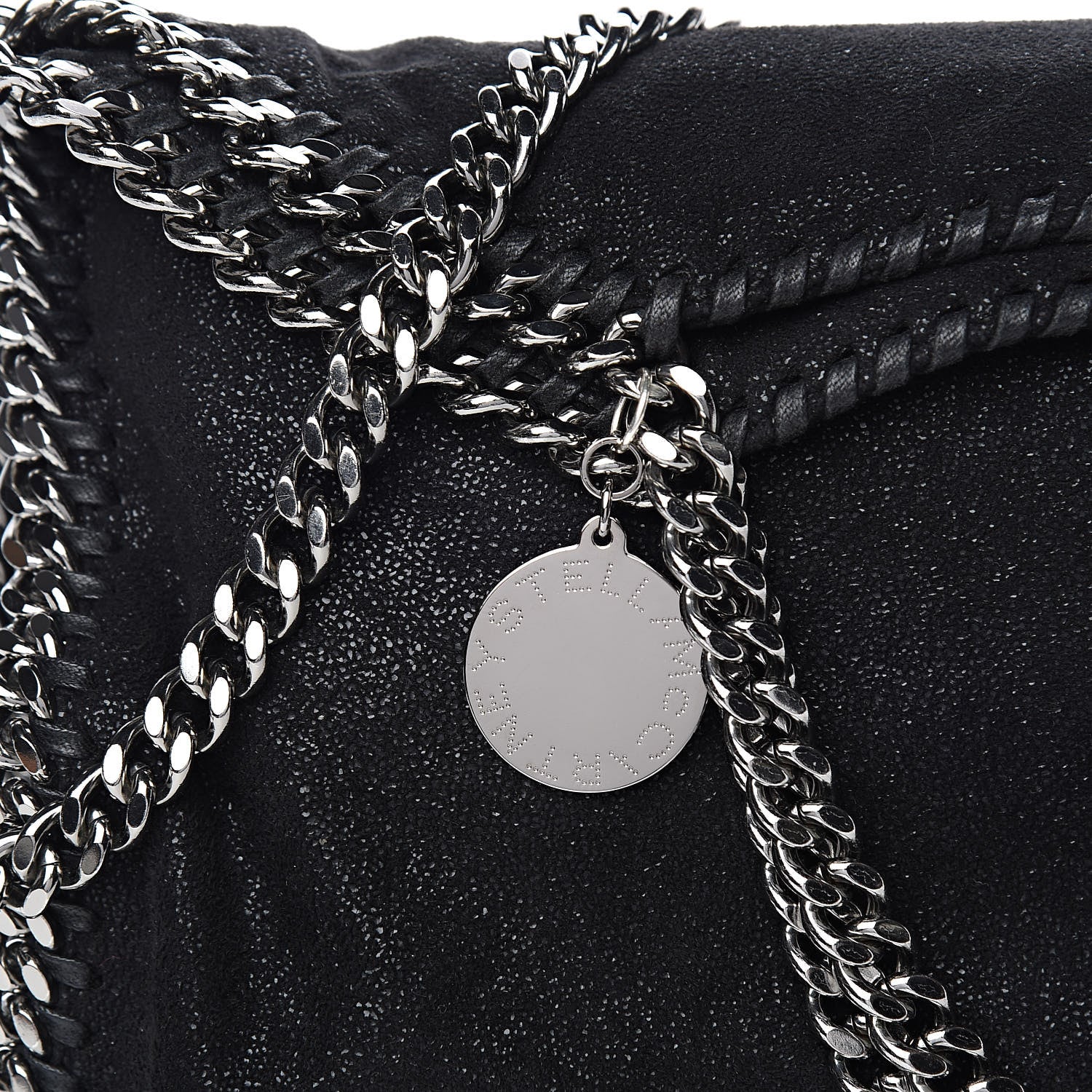 Stella McCartney Shaggy Deer Falabella Fold Over Tote Black 10 of 10