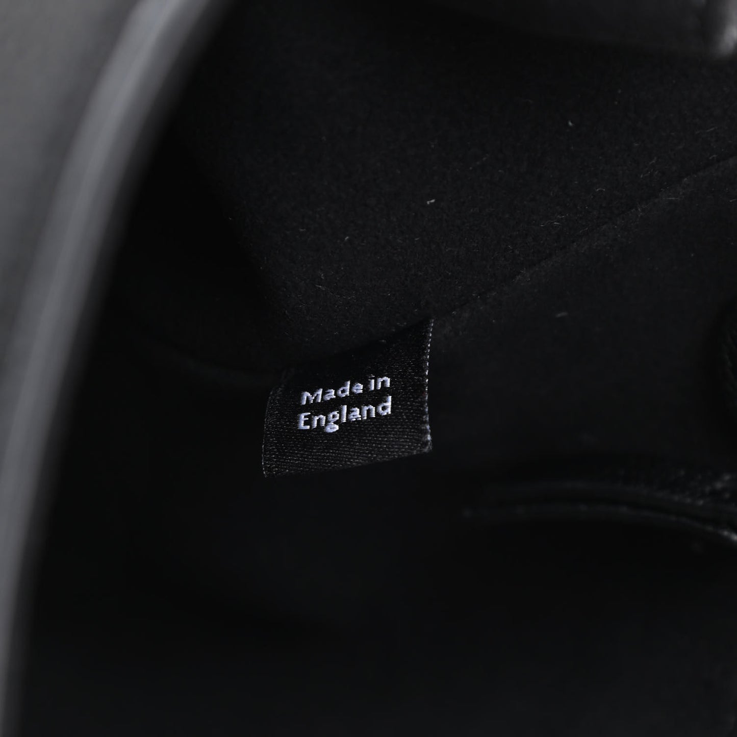 Glossy Goatskin Medium Lily Black