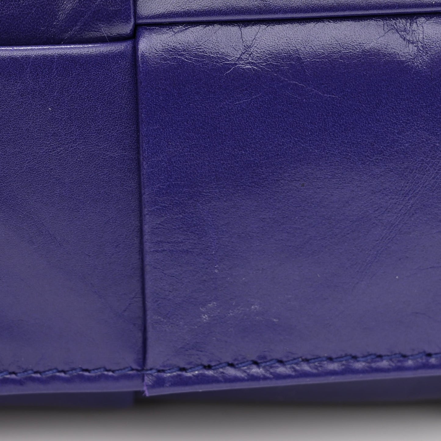 Paper Calfskin Maxi Intreccio Extra Mini Cassette Crossbody Bag Purple