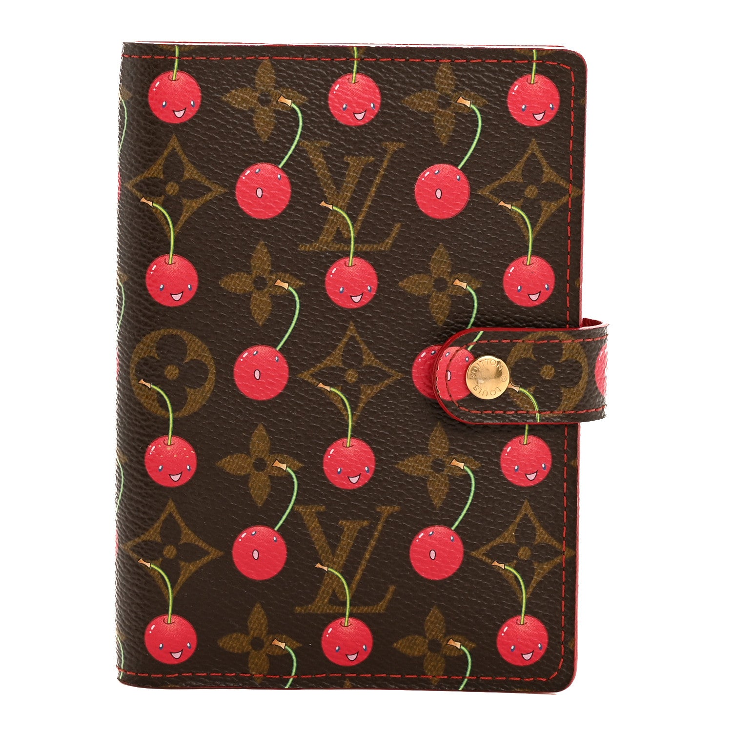 Louis Vuitton Monogram Cerises Small Ring Agenda Cover 1 of 6
