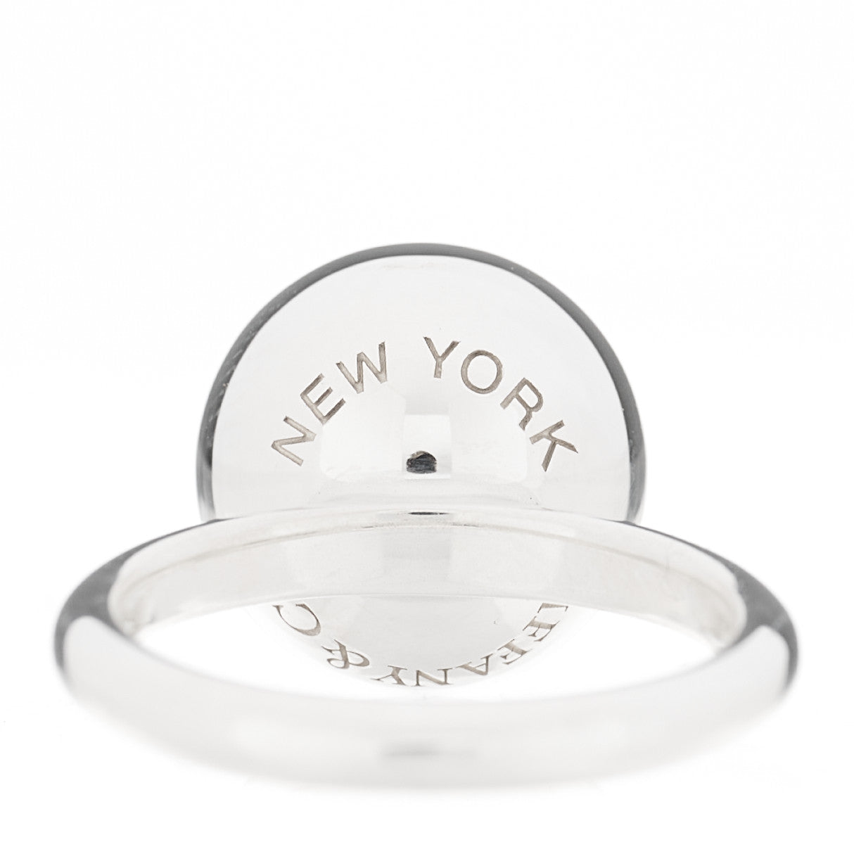 Sterling Silver 12mm HardWear Ball Ring 48 4.5