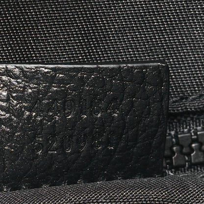 Gucci Nylon Monogram Small Flat Messenger Bag Black 6 of 9