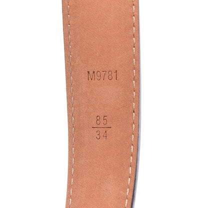 Louis Vuitton Monogram 25mm LV Initiales Belt 85 34 5 of 11