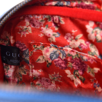 Gucci Laminated Nappa Trapuntata Small Zumi Shoulder Bag Rosso Marine Argento 8 of 11