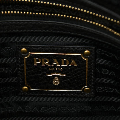 Prada Vitello Daino Shopping Satchel Black 8 of 10