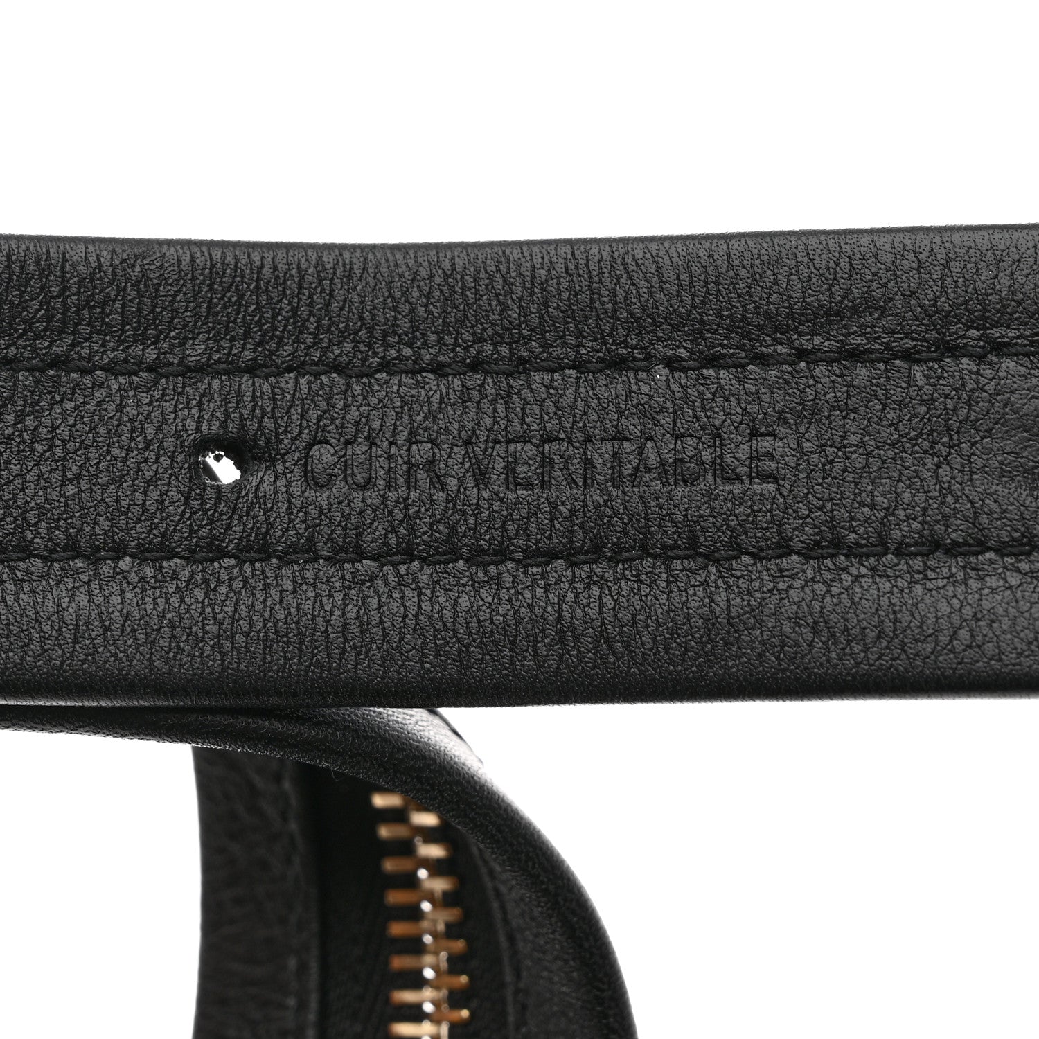 Chanel Calfskin Lambskin Zipper Chain CC Belt 85 34 Black 8 of 8