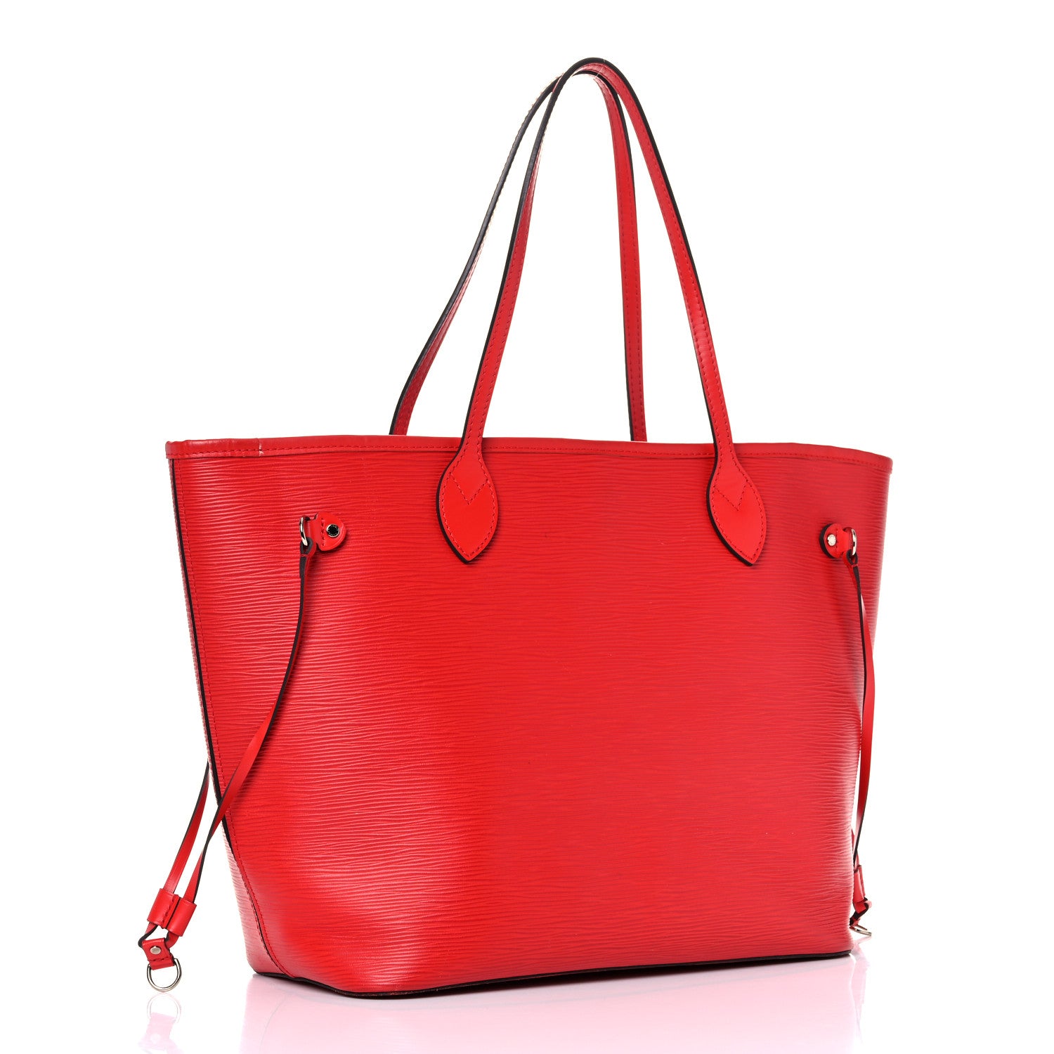 Louis Vuitton Epi Neverfull MM Coquelicot 3 of 23