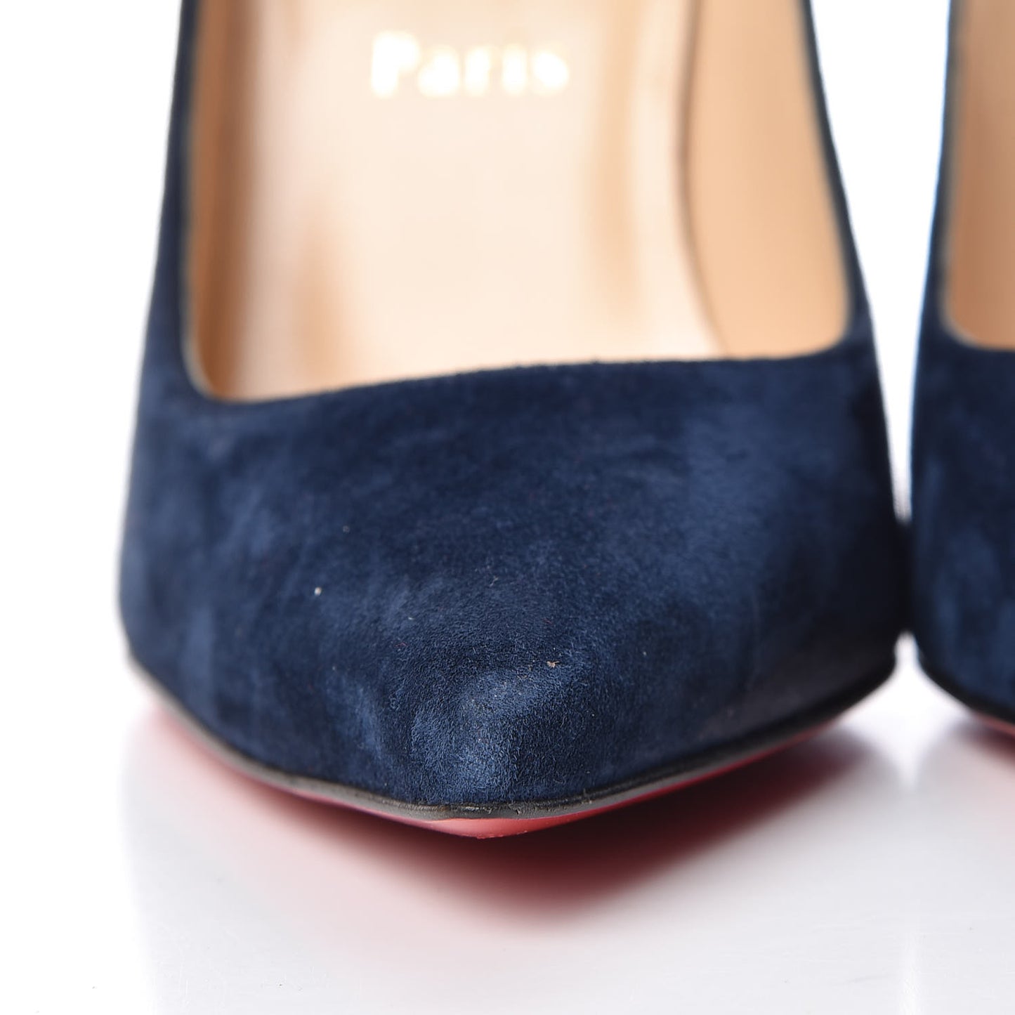Veau Velours Alminette 100 Pumps 36.5 Marine
